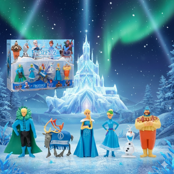 Игрушки набор Фрозен Холодное сердце Frozen 2 Анна-Эльза-Кристофф-Олаф Дисней 6 шт 5 - 10 см