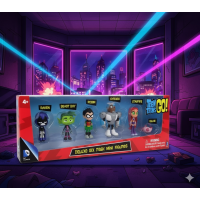 Фігурки Юні Титани вперед Підлітки Титани Teen Titans Go набір 6 шт 5-6 см