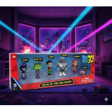Юні Титани, вперед Підлітки Титани Teen Titans Go Deluxe міні фігурки набір 6 шт 5 см ПВХ