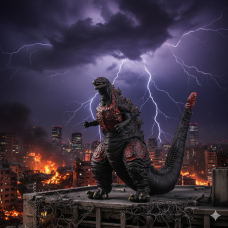 Годзілла фігурка Godzilla Годзілла Shin Шин ігрова фігурка Godzilla toys 18 см