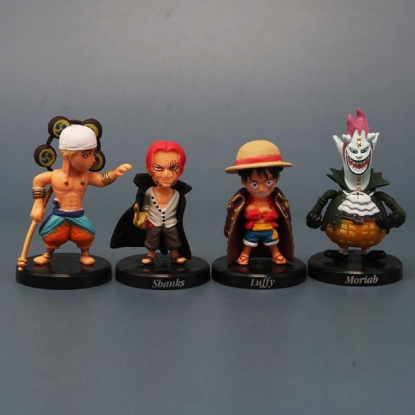 Фігурки Ван Піс One Piece Monkey Luffy Луффі Солом'яний капелюх аніме 12 шт 5 см