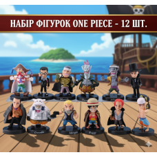 Ван Піс One Piece ігрові фігурки Monkey D. Luffy Д. Луффі Солом'яний капелюх аніме 12шт