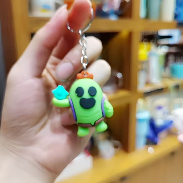 Брелок Бравл Старс Spike Спайк Brawl Stars фігурка іграшка для ключів, рюкзака, сумки 5,5 см