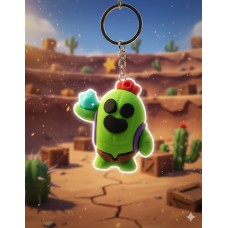 Брелок Бравл Старс Spike Спайк Brawl Stars фігурка іграшка для ключів, рюкзака, сумки 5,5 см