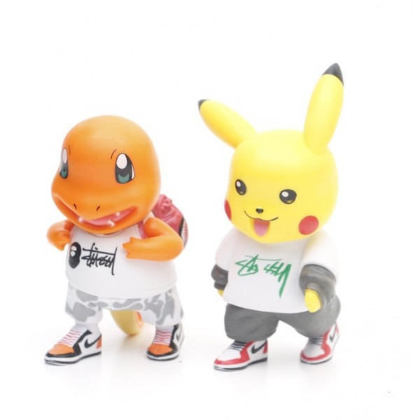 Набір фігурок Покемон Пікачу Pokemon Pikachu Чармандер, Псік, Сквіртл, Бульбазавр, Снорлакс ігрові фігурки 6-10.5см 6 шт.