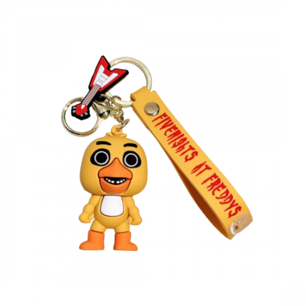 Брелок П'ять ночей у Фредді Чіка ФНАФ Five Nights At Freddys FNAF дитячий брелок на рюкзак, ключі 8 см