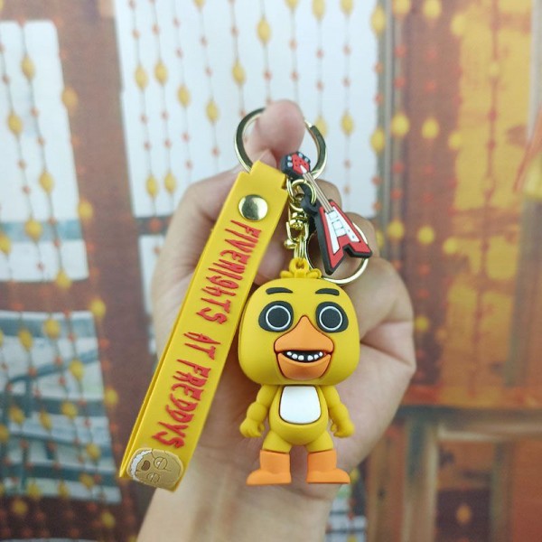 Брелок П'ять ночей у Фредді Чіка ФНАФ Five Nights At Freddys FNAF дитячий брелок на рюкзак, ключі 8 см