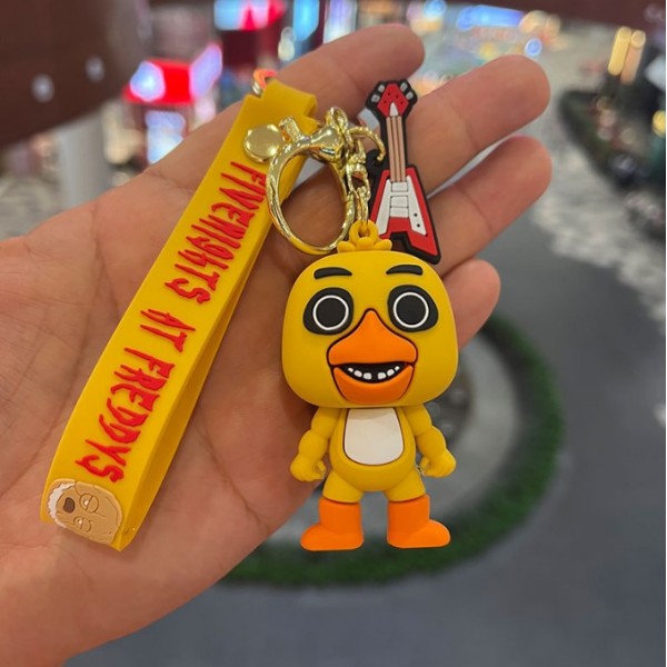 Брелок П'ять ночей у Фредді Чіка ФНАФ Five Nights At Freddys FNAF дитячий брелок на рюкзак, ключі 8 см