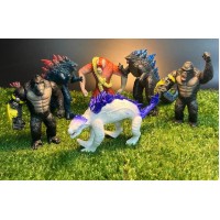 Набір фігурок Годзілла Godzilla vs King Kong Король монстрів 8 см 6 шт