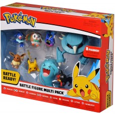 Покемон фігурки Pokemon Mega Battle Pack Бойовий набір Роулет Поппліо Літтен Іві Пікачу Космог Метанг Воббаффет 4-7 см ігровий набір 8 шт