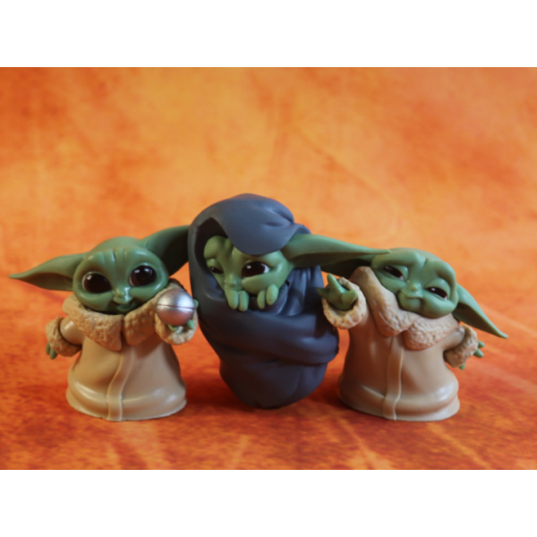 Набір фігурок Малюка Йоди (Грогу) Зоряні війни — Star Wars, The Mandalorian, 6 шт 5-6 см