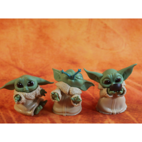 Набір фігурок Малюка Йоди (Грогу) Зоряні війни — Star Wars, The Mandalorian, 6 шт 5-6 см