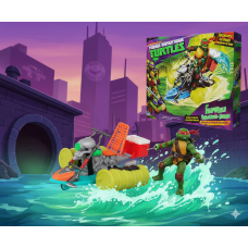 Черепашки Ніндзя фігурки ігровий набір Гідроцикл TMNT ninja turtles 10 см