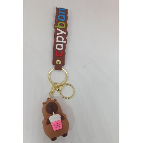 Брелок Капибара capybara фигурка игрушка для ключей, рюкзака, сумки 6,2 см