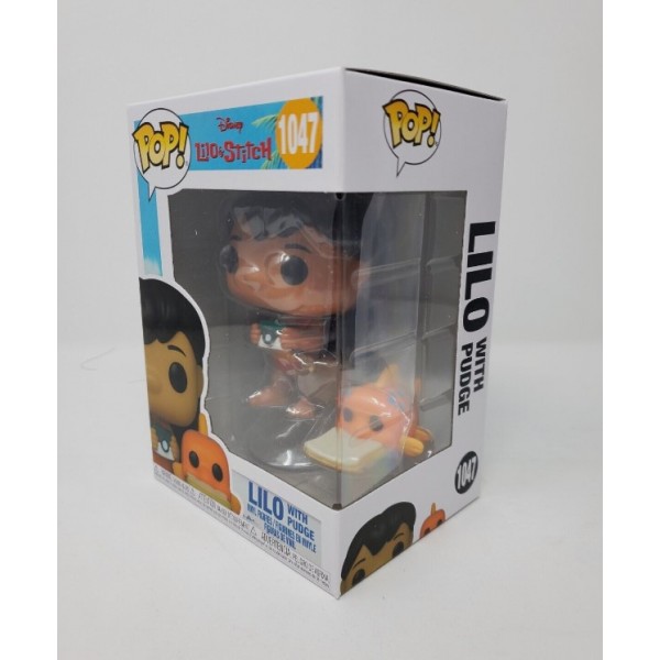 Фігурка Ліло та Стіч Ліло з Пуджем Lilo &amp; Stitch Lilo With Pudge Фанко поп Funko Pop іграшка 10 см # 1047