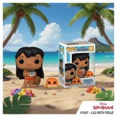 Ліло та Стіч фігурка Фанко поп Funko Pop Ліло з Пуджем Lilo &amp; Stitch Lilo With Pudge Pop ігрова вінілова фігурка# 1047