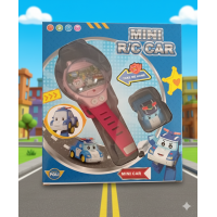 Дитячий годинник Robocar Poli (Полі Робокар) з міні-машинкою