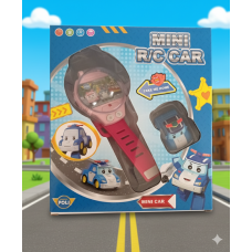 Полі Робокар Robocar Poli годинник з міні машинкою дитячі