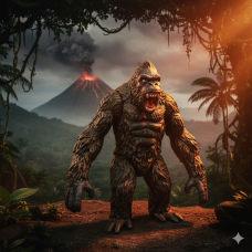 Кінг Конг Годзілла Godzilla Vs King Kong Gorilla ігрова фігурка з рухомими суглобами реалістичні фігурки 18 см