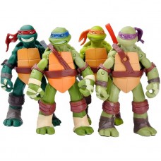 Набір фігурок 4 шт мф "Черепашки Ніндзя" - TMNT, Nickelodeon, 12см
