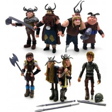 Набір фігурок "Як приборкати Дракона" 8в1, 9 см - "How to train Dragon" action figure