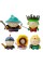 Набор фигурок Южный Парк South Park Саус парк Картман Кайл Стэн Кенни Баттерс 5 шт игрушки 5,5-7 см