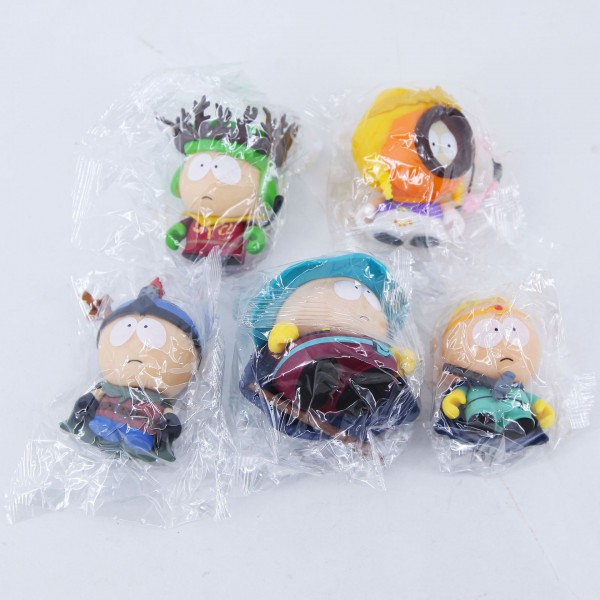 Набор фигурок Южный Парк South Park Саус парк Картман Кайл Стэн Кенни Баттерс 5 шт игрушки 5,5-7 см
