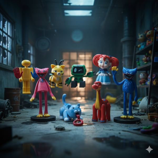 Набор фигурок Хагги Вагги Huggy Wuggy Poppy playtime поппи плейтайм игровые фигурки 8 шт. 4-10 см