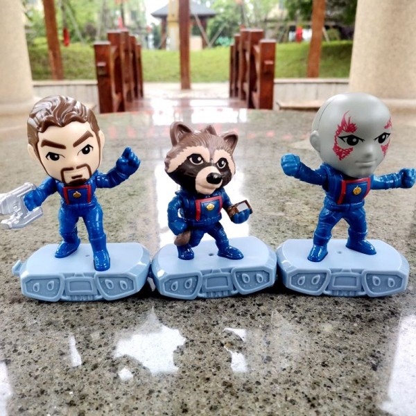 Набор фигурок Стражи Галактики Марвел Marvel Guardians of the Galaxy супергерои 6 шт 10 см