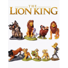 Король Лев The Lion King набір іграшок ігрові фігурки Сімба, Тімон і Пумба, Нала, Рафіки, Шензі, Банзай та Ед 9 шт