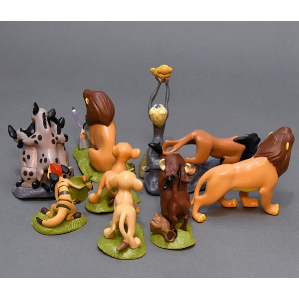 Набір фігурок Король Лев The Lion King ігрові фігурки Сімба, Тімон та Пумба, Нала, Рафіки, Шензі, Банзай та Ед 9 шт