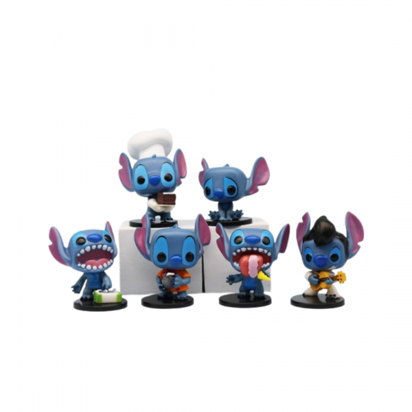 Набір фігурок Ліло і Стіч Lilo &amp; Stitch дитячі іграшки 6 шт 10 см