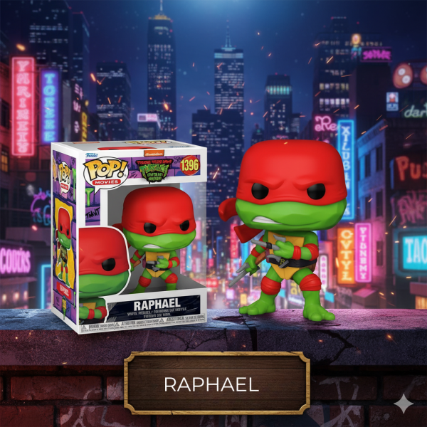 Фигурка Funko Pop Фанко Поп Черепашки-ниндзя TMNT Рафаэль Raphael ninja turtles 10см №1396