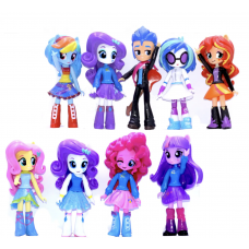 Фігурки Дівчата з Еквестрії 9в1, 13 см - My Little Pony, Equestria Girls