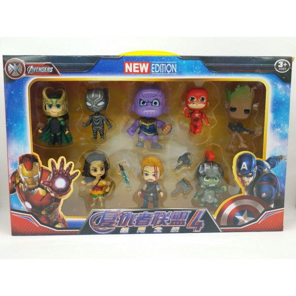 Набір фігурок Месники Avengers Марвел Marvel фігурки героїв фільму 8 штук