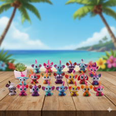 Вихованці Пупсі Poopsie фігурки Sparkly Critters Slime слайм міні одноріжки
