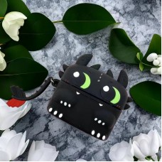Чехол Беззубик: Как приручить дракона, How To Train Your Dragon, силиконовый чехол для наушников