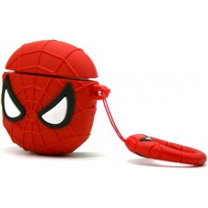 Человек паук чехол для наушников Спайдермен Spider Man Marvel Марвел футляр для наушников защитный чехол силикон