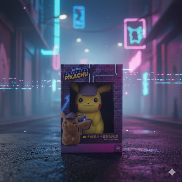 Покемон фігурка жовтого Пікачу Повербанк Pikachu portable charger power bank