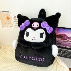 Куроми сумка мягкая Kuromi игрушечная сумка плюшевая сумка Sanrio детская сумка