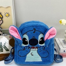 Рюкзак Стич: 20x24x12 см, плюшевый, детский, Lilo & Stitch