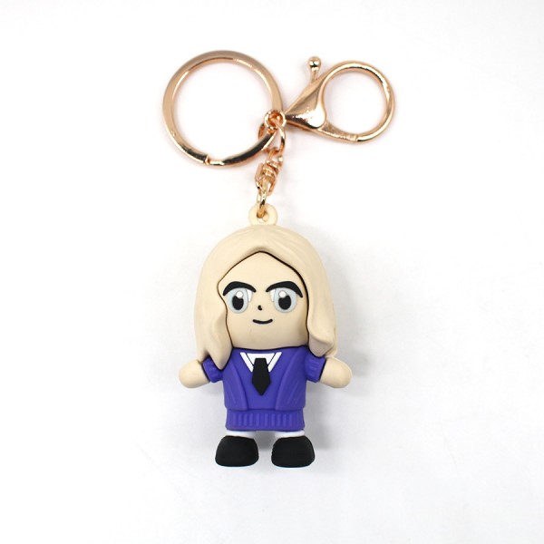 Брелок Сімейка Аддамс Wednesday Addams Енід Сінклер фігурка іграшка для ключів, рюкзака, сумки 6 см