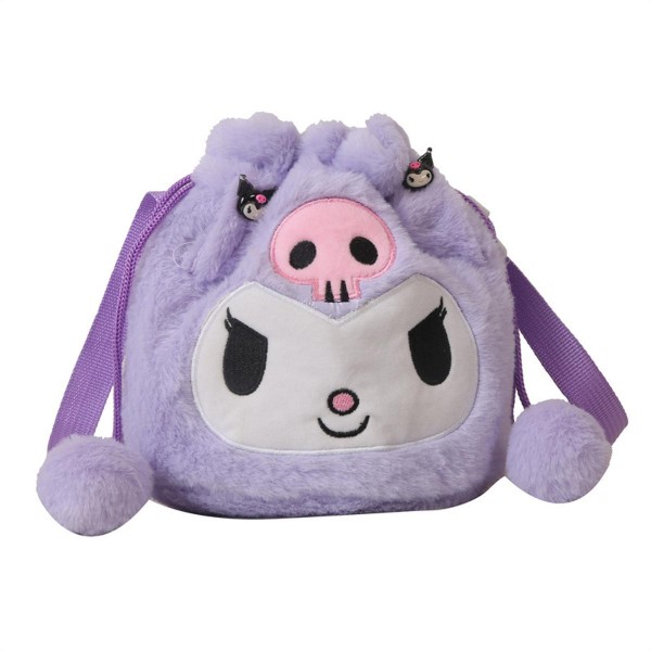 М'яка плюшева Сумочка Куромі дитяча сумка Kuromi Hello Kitty Sanrio