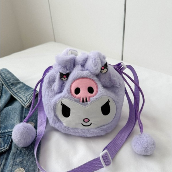 М'яка плюшева Сумочка Куромі дитяча сумка Kuromi Hello Kitty Sanrio