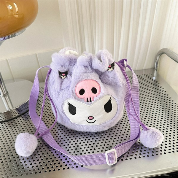 М'яка плюшева Сумочка Куромі дитяча сумка Kuromi Hello Kitty Sanrio