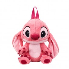 Рюкзак плюшевый детский Стич Disney Lilo and Stitch 30м розовый