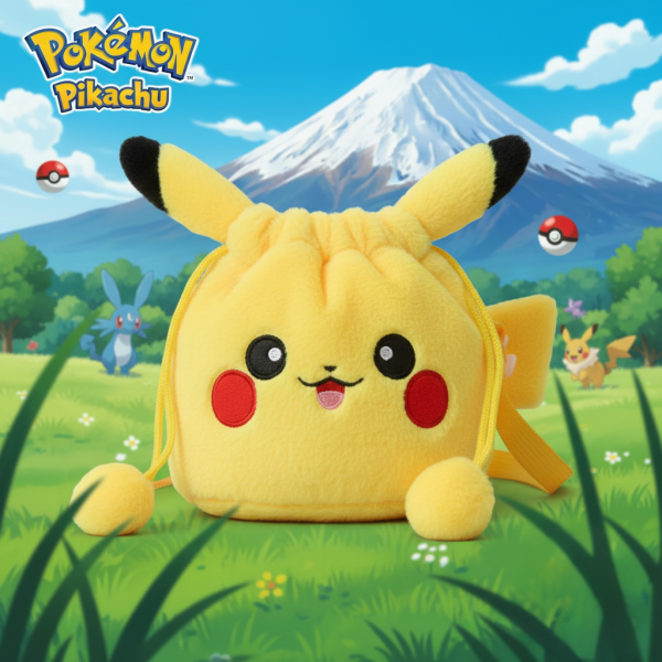 Дитяча плюшева сумка Пікачу м'яка сумка Покемон Pokemon іграшкова