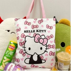 Шопер Хелло Китти сумка Hello Kitty с принтом Kuromi торба 36*33 см