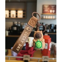 Брелок Капібара capybara на ключі, на сумку фігурка іграшка антистрес підвіска 5,5 см