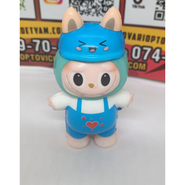 Іграшка антистрес сквіш Лабубу Labubu іграшка голуба 12 см